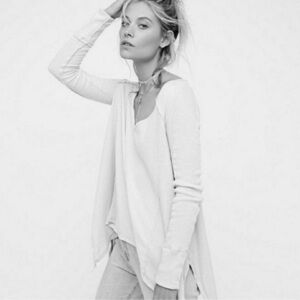 Free People Pacific Drippy Thermal Top Size Medium